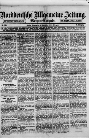 Norddeutsche allgemeine Zeitung vom 06.11.1881