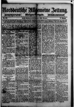 Norddeutsche allgemeine Zeitung vom 20.11.1881