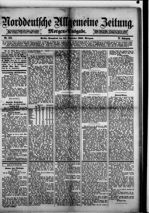 Norddeutsche allgemeine Zeitung vom 26.11.1881