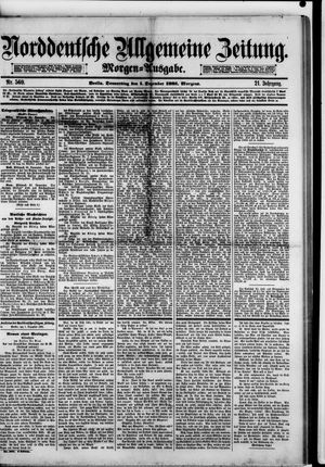Norddeutsche allgemeine Zeitung vom 01.12.1881