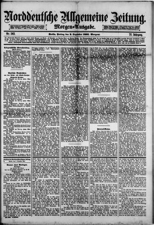 Norddeutsche allgemeine Zeitung vom 02.12.1881