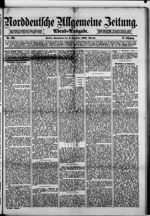 Norddeutsche allgemeine Zeitung vom 03.12.1881