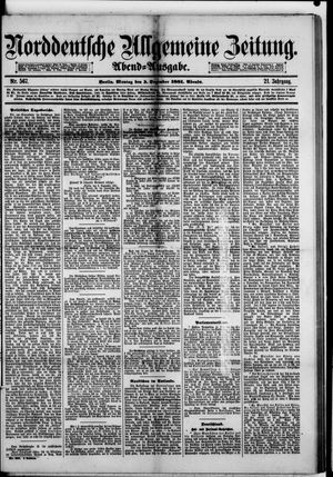 Norddeutsche allgemeine Zeitung vom 05.12.1881