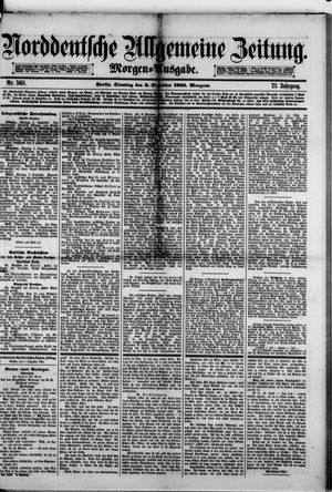 Norddeutsche allgemeine Zeitung vom 06.12.1881