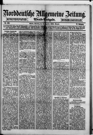 Norddeutsche allgemeine Zeitung vom 06.12.1881