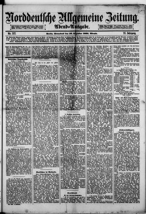 Norddeutsche allgemeine Zeitung vom 10.12.1881