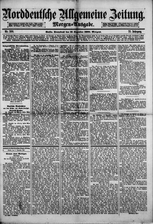 Norddeutsche allgemeine Zeitung vom 17.12.1881