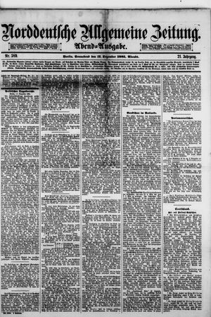 Norddeutsche allgemeine Zeitung vom 17.12.1881
