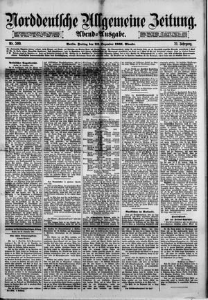 Norddeutsche allgemeine Zeitung on Dec 23, 1881