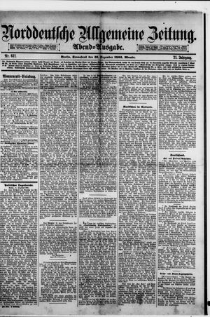 Norddeutsche allgemeine Zeitung vom 31.12.1881