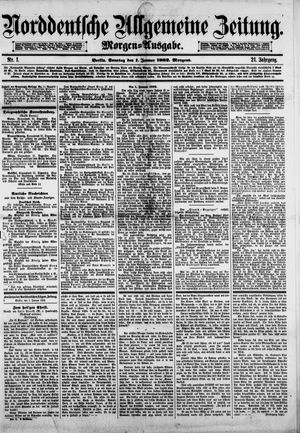 Norddeutsche allgemeine Zeitung vom 01.01.1882