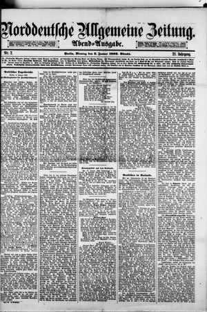 Norddeutsche allgemeine Zeitung on Jan 2, 1882
