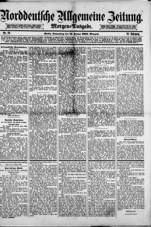 Norddeutsche allgemeine Zeitung vom 12.01.1882
