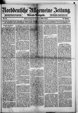 Norddeutsche allgemeine Zeitung vom 13.01.1882