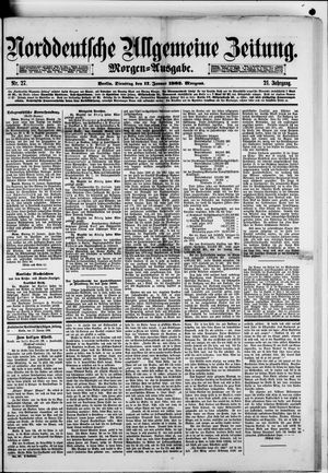 Norddeutsche allgemeine Zeitung vom 17.01.1882