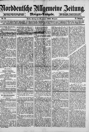 Norddeutsche allgemeine Zeitung on Jan 20, 1882