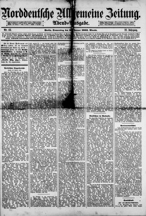 Norddeutsche allgemeine Zeitung vom 26.01.1882