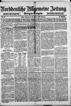 Norddeutsche allgemeine Zeitung vom 31.01.1882