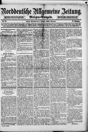 Norddeutsche allgemeine Zeitung vom 01.02.1882