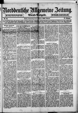 Norddeutsche allgemeine Zeitung vom 02.02.1882