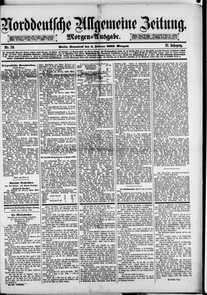 Norddeutsche allgemeine Zeitung on Feb 4, 1882