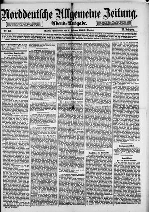 Norddeutsche allgemeine Zeitung vom 04.02.1882