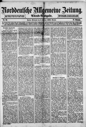 Norddeutsche allgemeine Zeitung on Feb 8, 1882