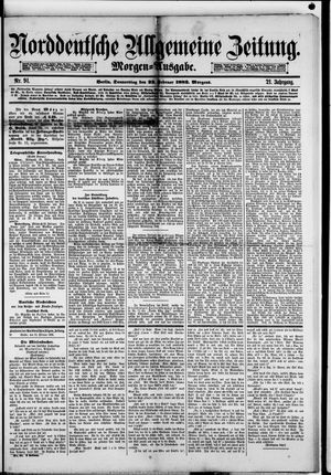 Norddeutsche allgemeine Zeitung vom 23.02.1882