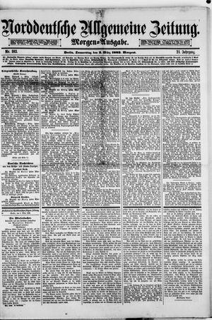 Norddeutsche allgemeine Zeitung on Mar 2, 1882