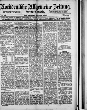 Norddeutsche allgemeine Zeitung vom 03.03.1882