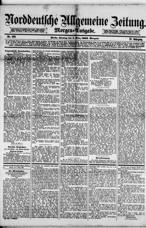 Norddeutsche allgemeine Zeitung on Mar 5, 1882