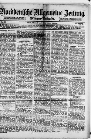 Norddeutsche allgemeine Zeitung on Mar 8, 1882