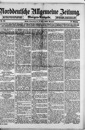 Norddeutsche allgemeine Zeitung on Mar 9, 1882