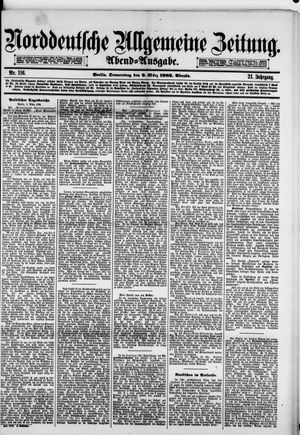 Norddeutsche allgemeine Zeitung on Mar 9, 1882