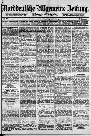 Norddeutsche allgemeine Zeitung on Mar 11, 1882