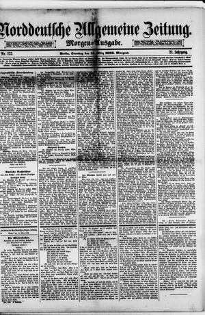 Norddeutsche allgemeine Zeitung vom 14.03.1882