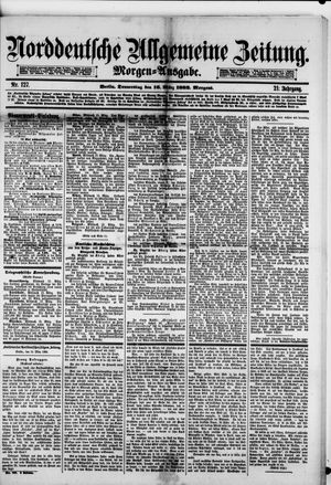 Norddeutsche allgemeine Zeitung vom 16.03.1882