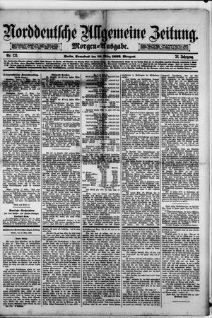 Norddeutsche allgemeine Zeitung on Mar 18, 1882