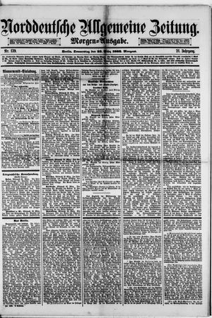 Norddeutsche allgemeine Zeitung on Mar 23, 1882