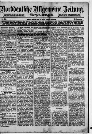 Norddeutsche allgemeine Zeitung vom 31.03.1882