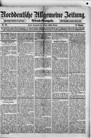 Norddeutsche allgemeine Zeitung vom 01.04.1882