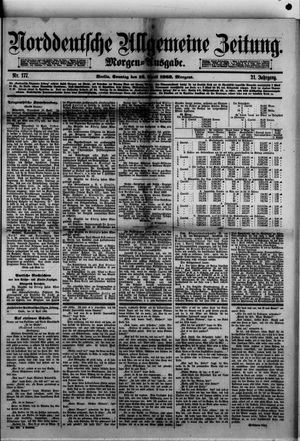 Norddeutsche allgemeine Zeitung on Apr 16, 1882