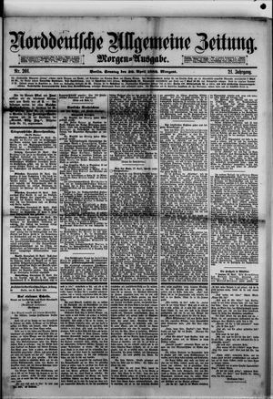 Norddeutsche allgemeine Zeitung on Apr 30, 1882
