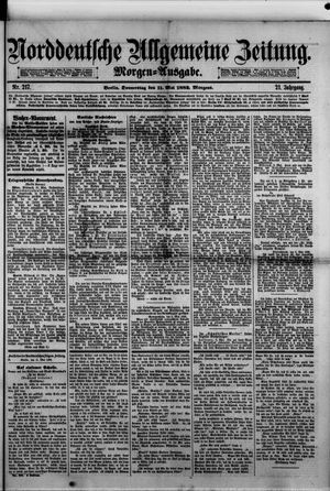 Norddeutsche allgemeine Zeitung vom 11.05.1882