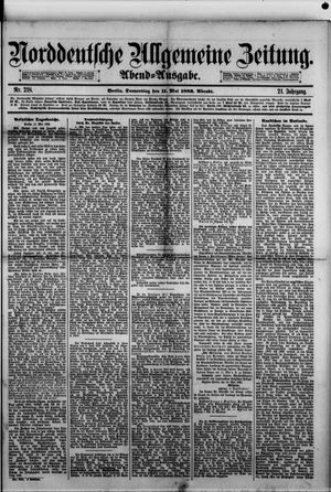 Norddeutsche allgemeine Zeitung on May 11, 1882