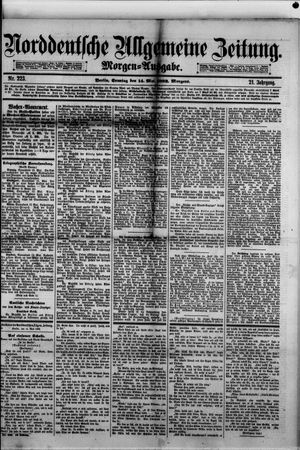 Norddeutsche allgemeine Zeitung on May 14, 1882