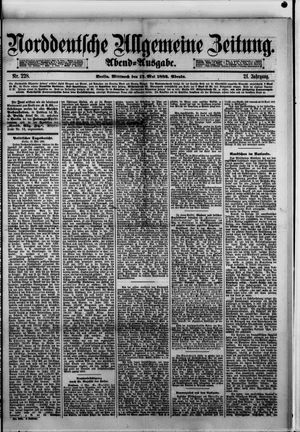 Norddeutsche allgemeine Zeitung vom 17.05.1882
