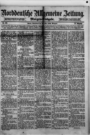 Norddeutsche allgemeine Zeitung on May 20, 1882