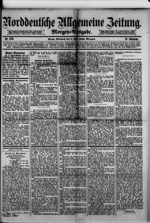 Norddeutsche allgemeine Zeitung vom 07.06.1882