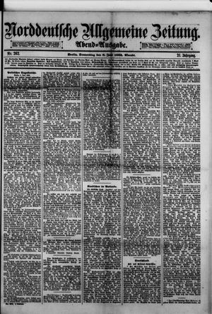 Norddeutsche allgemeine Zeitung vom 08.06.1882